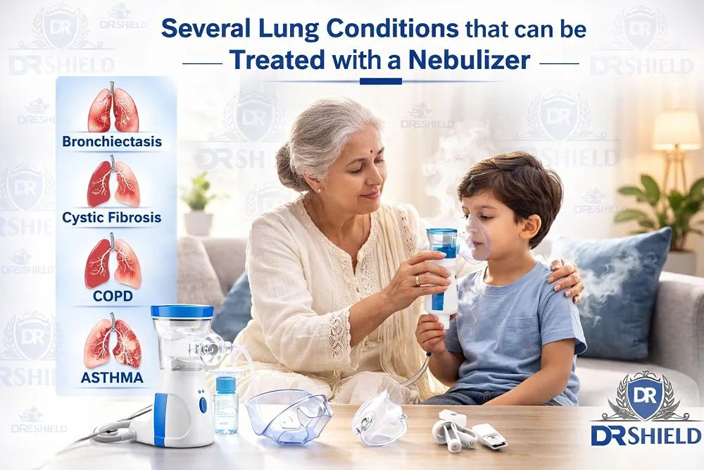Mesh Nebulizer JSL W302 – Portable & Quiet Respiratory Care